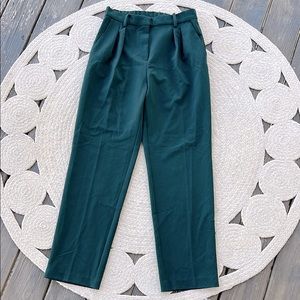 H&M green dress pants